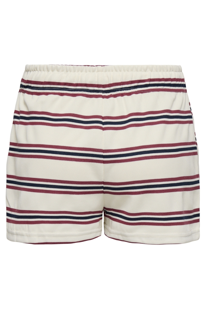 ONLEVIE SHORTS JRS 15351928 ANTIQUE WHITE/NAVY BLAZER/RUBY WINE